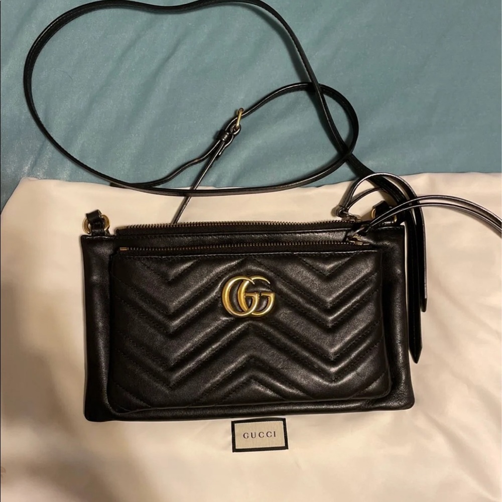 Authentic Gucci Crossbody Chevron Bag 🖤